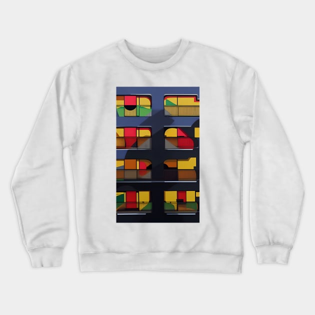 Apartment Crewneck Sweatshirt by MrWho Design